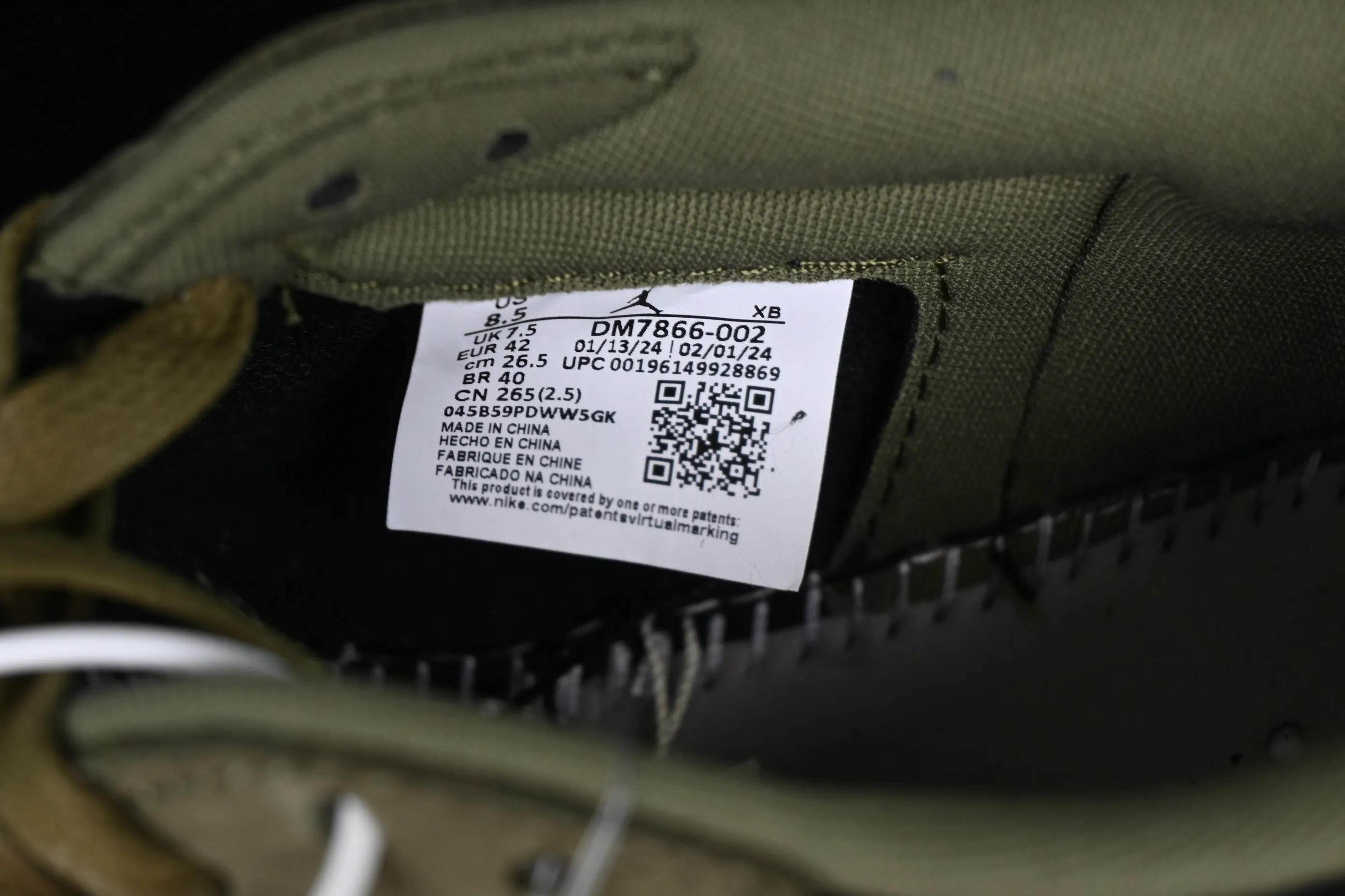 All categories Air Jordan Jordan series basketball shoes Air Jordan 1 Low Travis Scott x Air Jordan 1 Low OG AJ1 Joe 1 undercut low DM7866-002